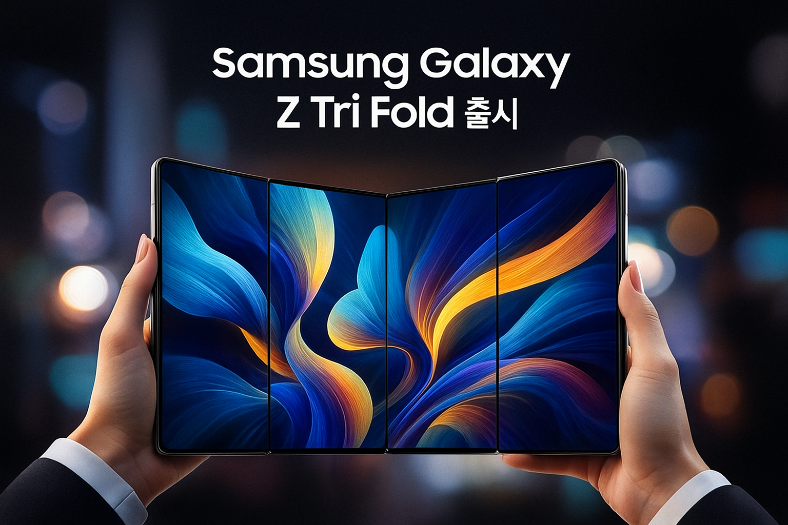 갤럭시 Z 트라이폴드 관련 사진첨부