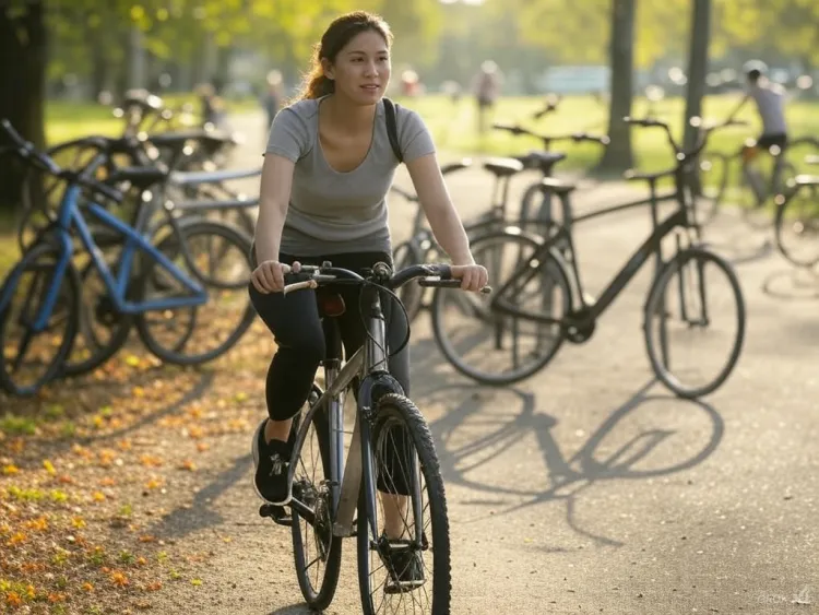 자전거를-타고있는-여자