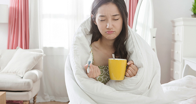 feeling a severe coldness