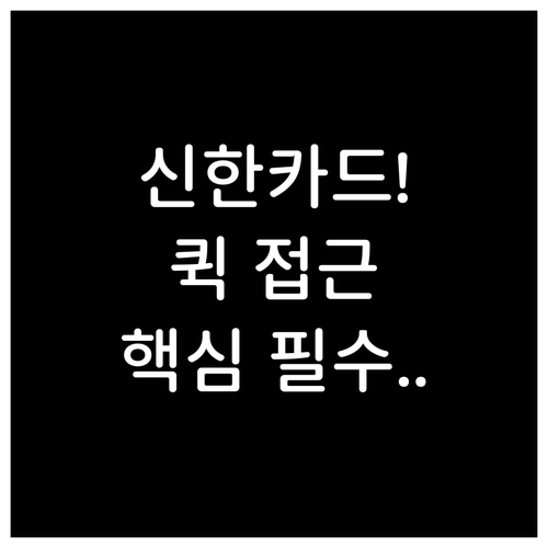 신한카드 서비스 이용 공식 홈페이지 ..