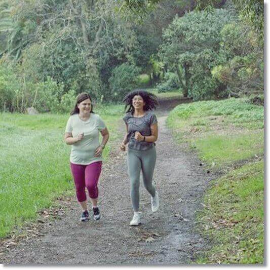 운동중인 인슐린 저항성 여성