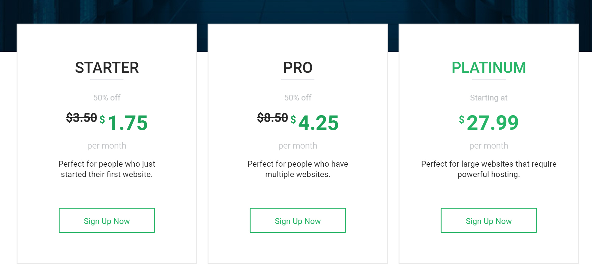 저렴한 해외호스팅 Stablehost