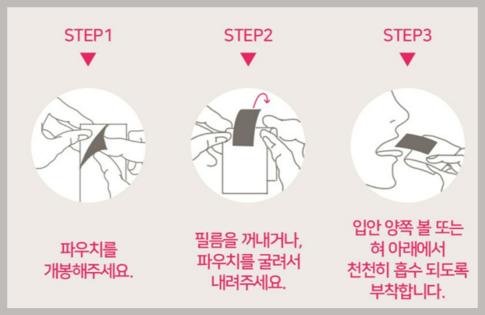 글루타치온필름-사용방법