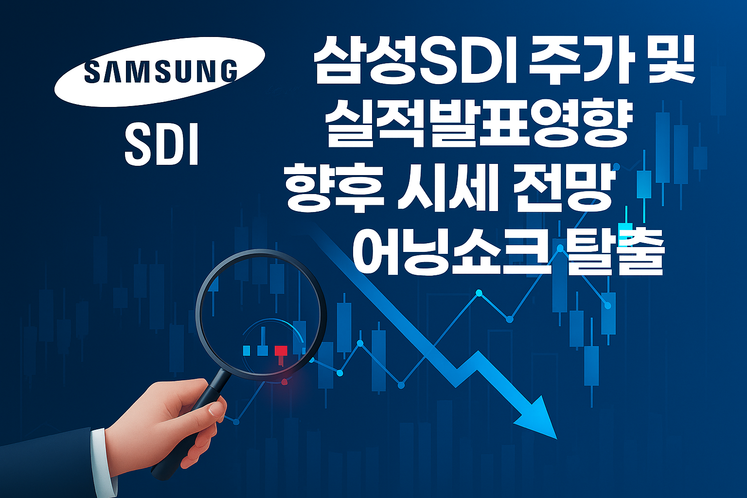 삼성SDI 주가 및 실적발표 영향, 향후 시세 전망, 투자 방법, 어닝 쇼크 탈출