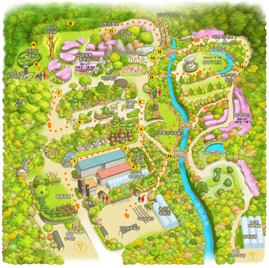 율봄식물원 이용안내