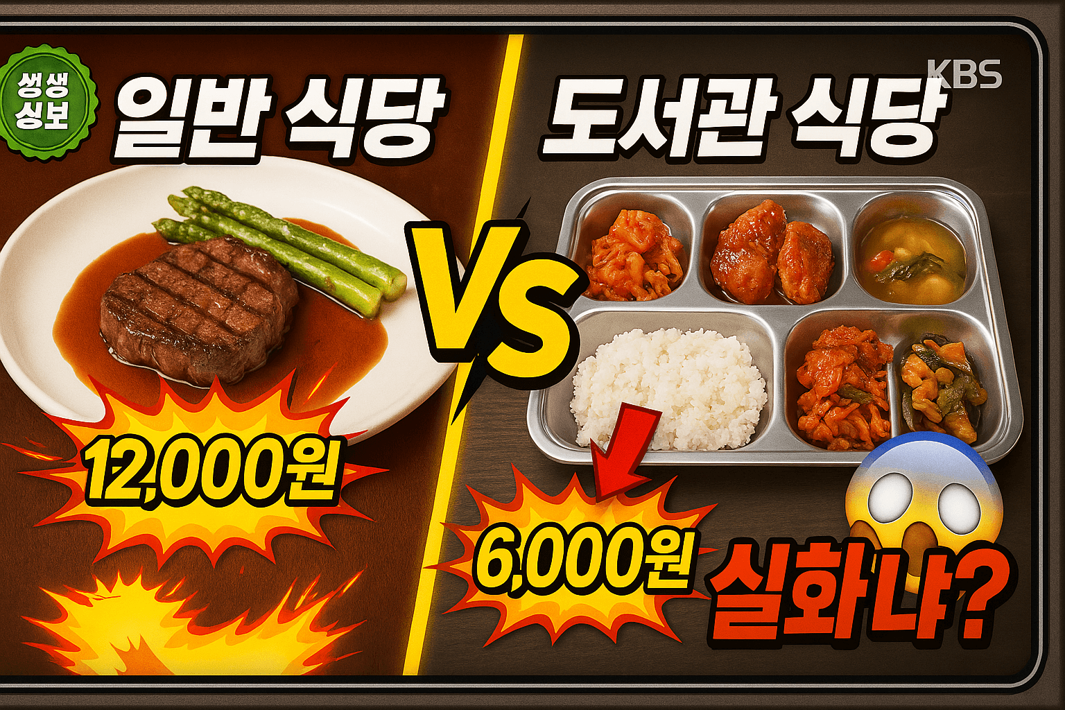 생생정보 한국인의 식판 도서관구내식당 썸네일