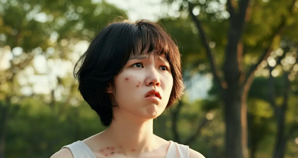 모기에 물린 사람