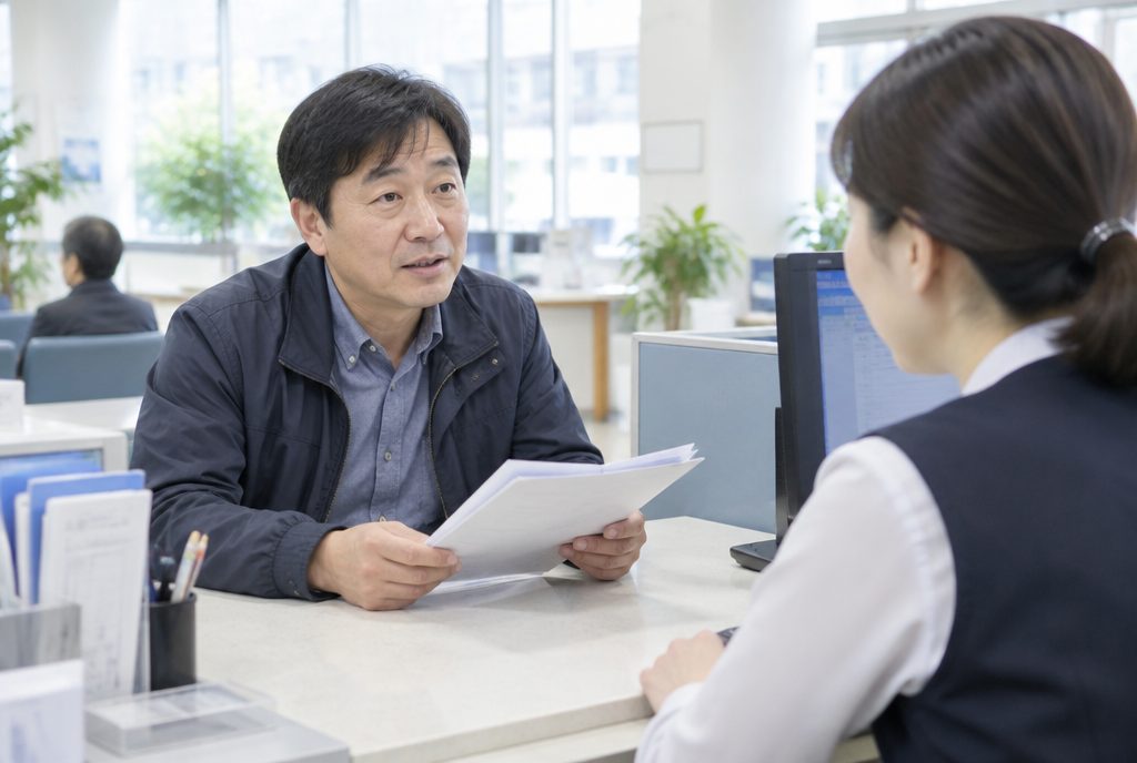 장기요양 본인부담 감경을 공단 창구에서 문의하는 보호자