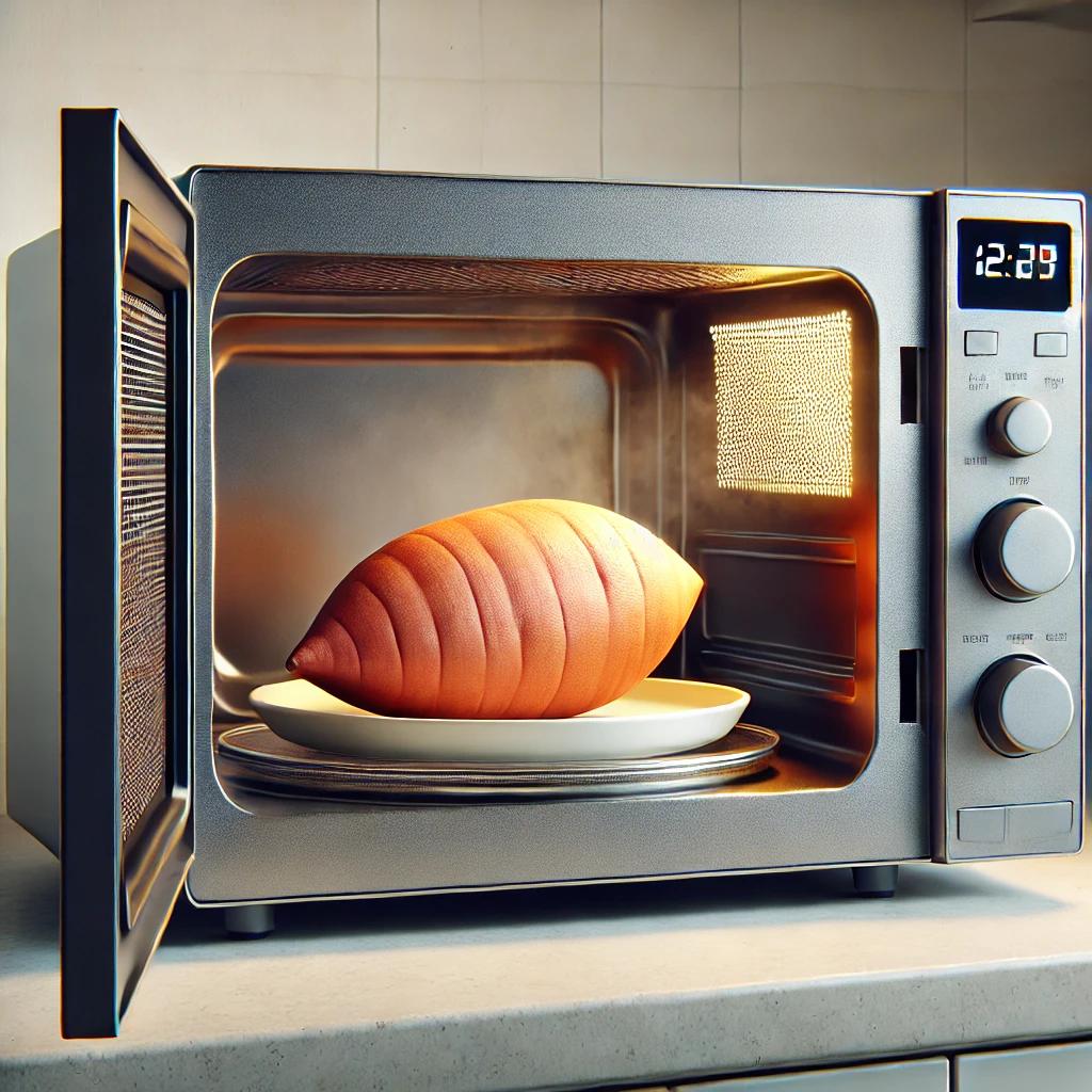 전자레인지 고구마찌는법