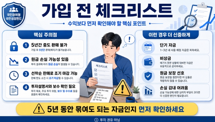 국민참여형 국민성장펀드 22일부터 판매 가입 전 꼭 알아야 할 핵심정리
