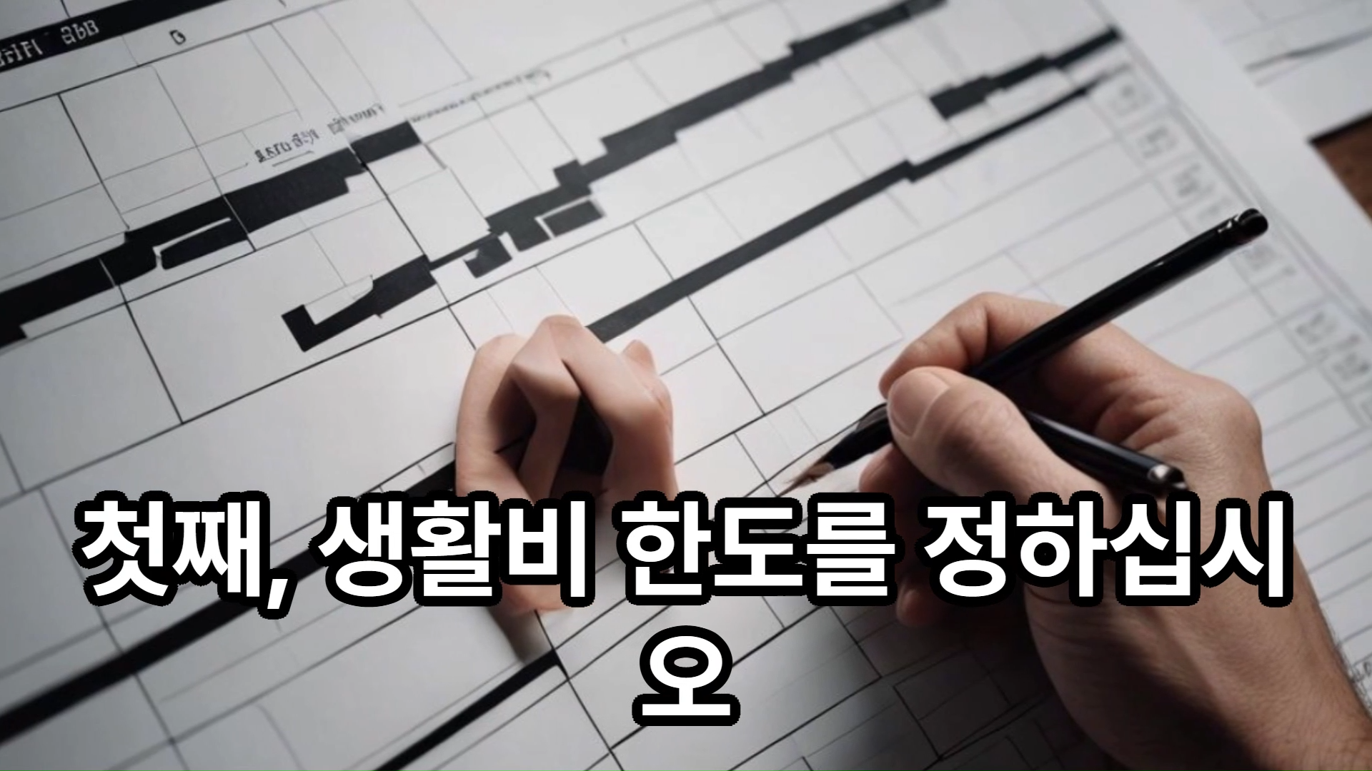 생활비 한도를 정하라