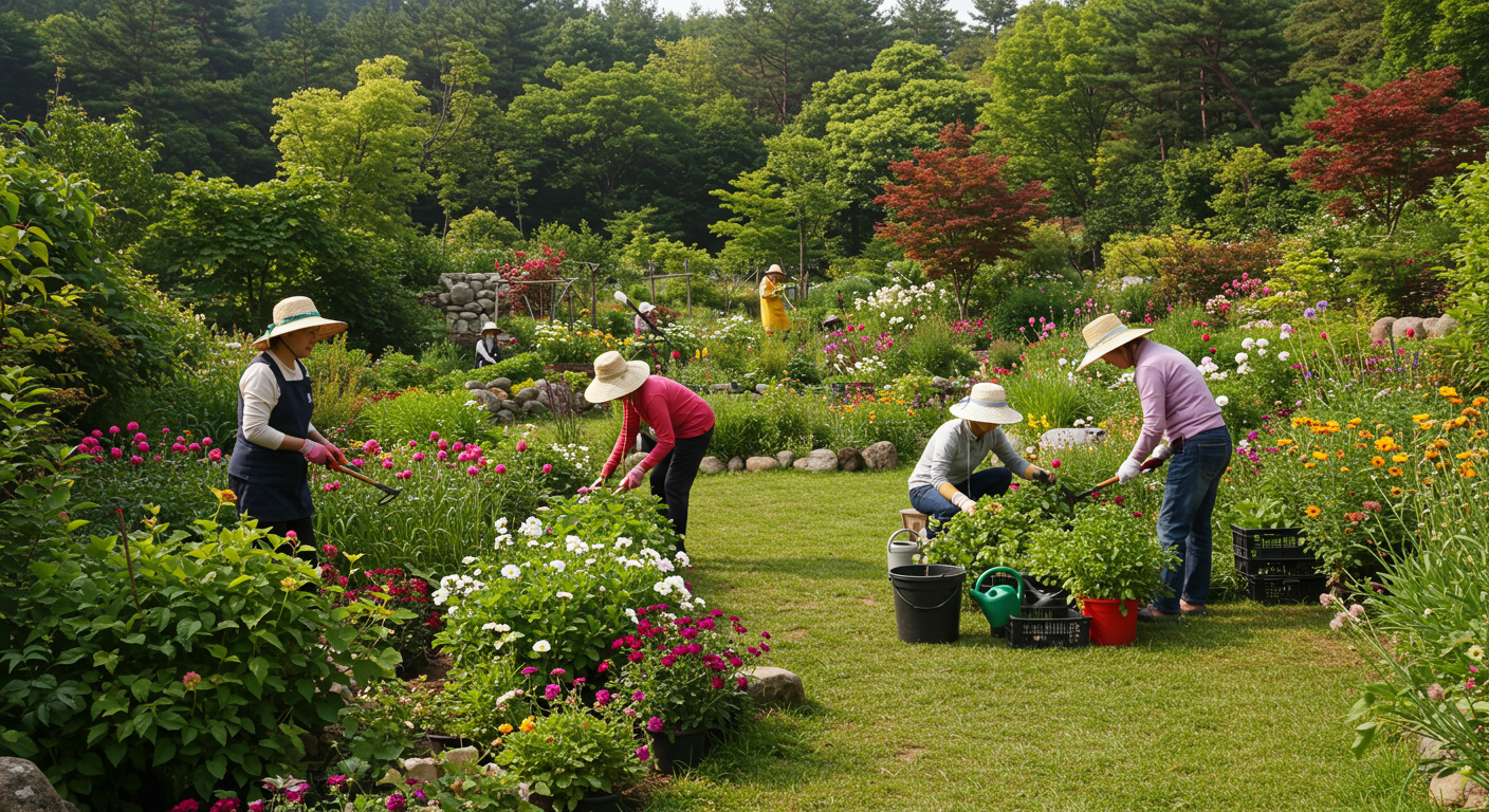 전원주택 정원꾸미기 아이디어