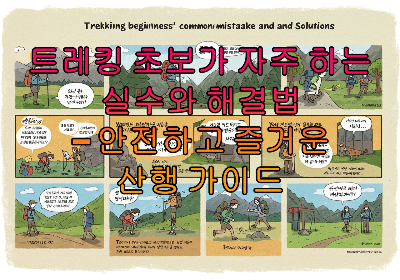 트레킹 초보가 자주 하는 실수와 해결법 – 안전하고 즐거운 산행 가이드