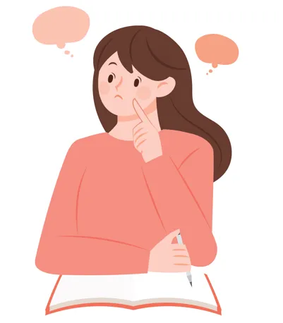 카드 선택에 고민하고 있는 주부