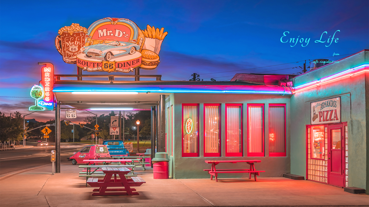 10 식당 C - Enjoy Life 레트로배경화면