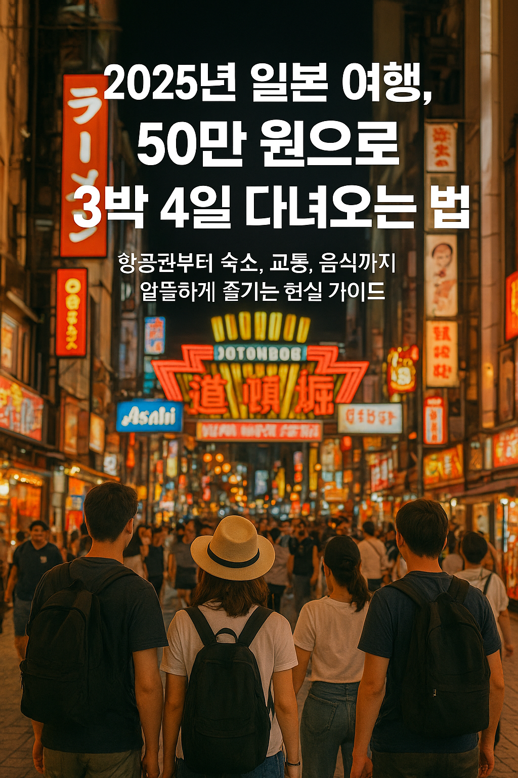 🇯🇵 2025년 일본 여행, 50만 원으로 3박 4일 다녀오는 법