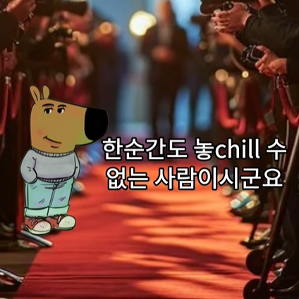 chill guy 밈뜻 chill하다 정말 칠하다 뜻 영어슬랭 칠가이