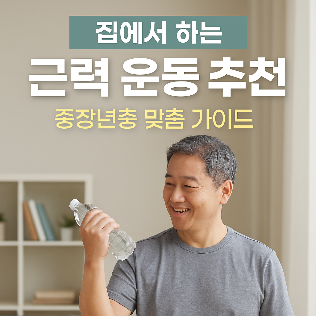 집에서 하는 근력 운동 추천