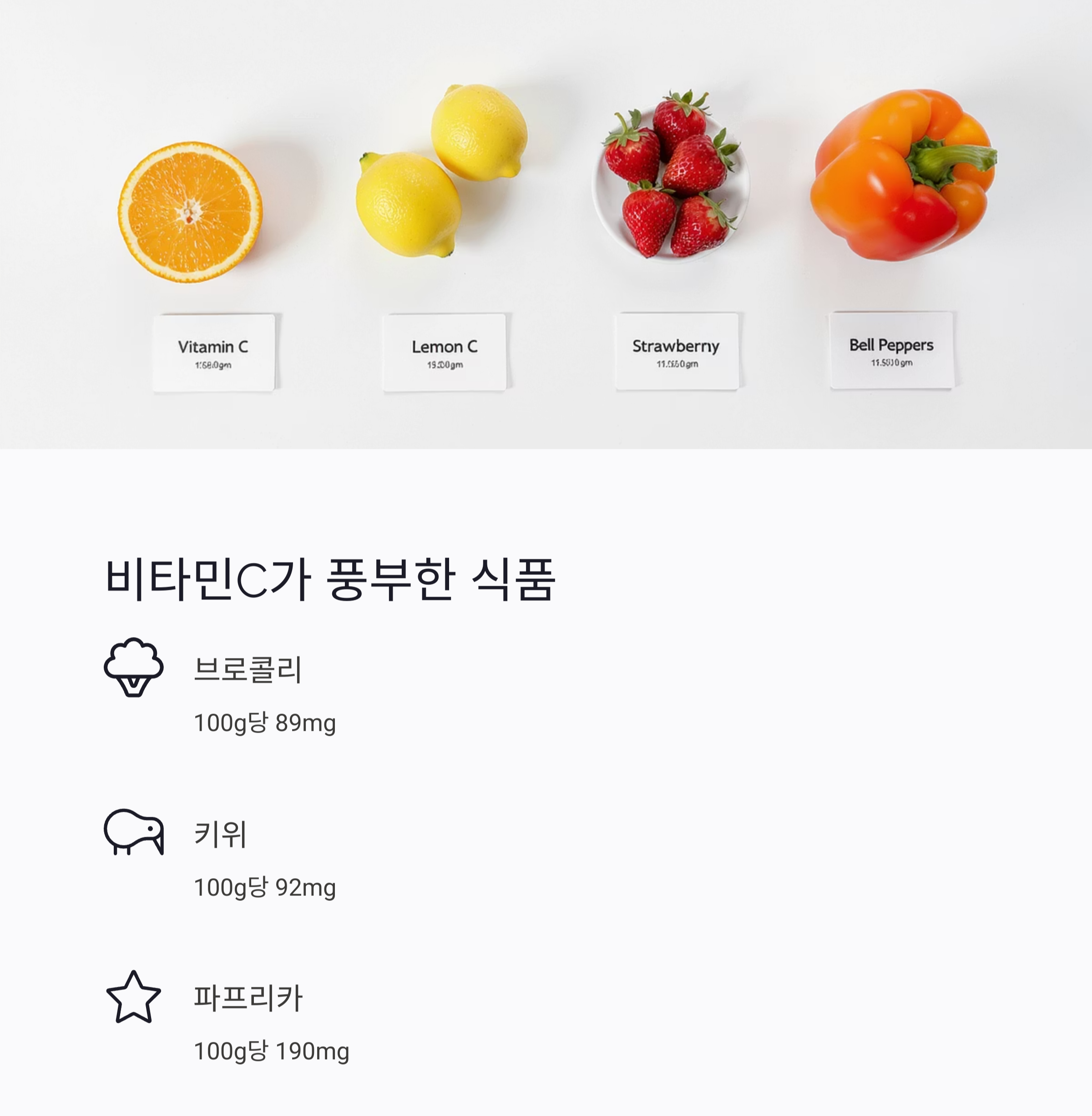 여름 감기 막는 비타민C 식단, 이렇게 챙기세요!