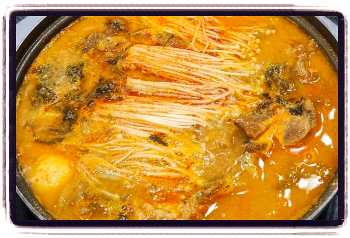 놀라운 토요일 조원동펭귄시장 쪽갈비 메뉴
