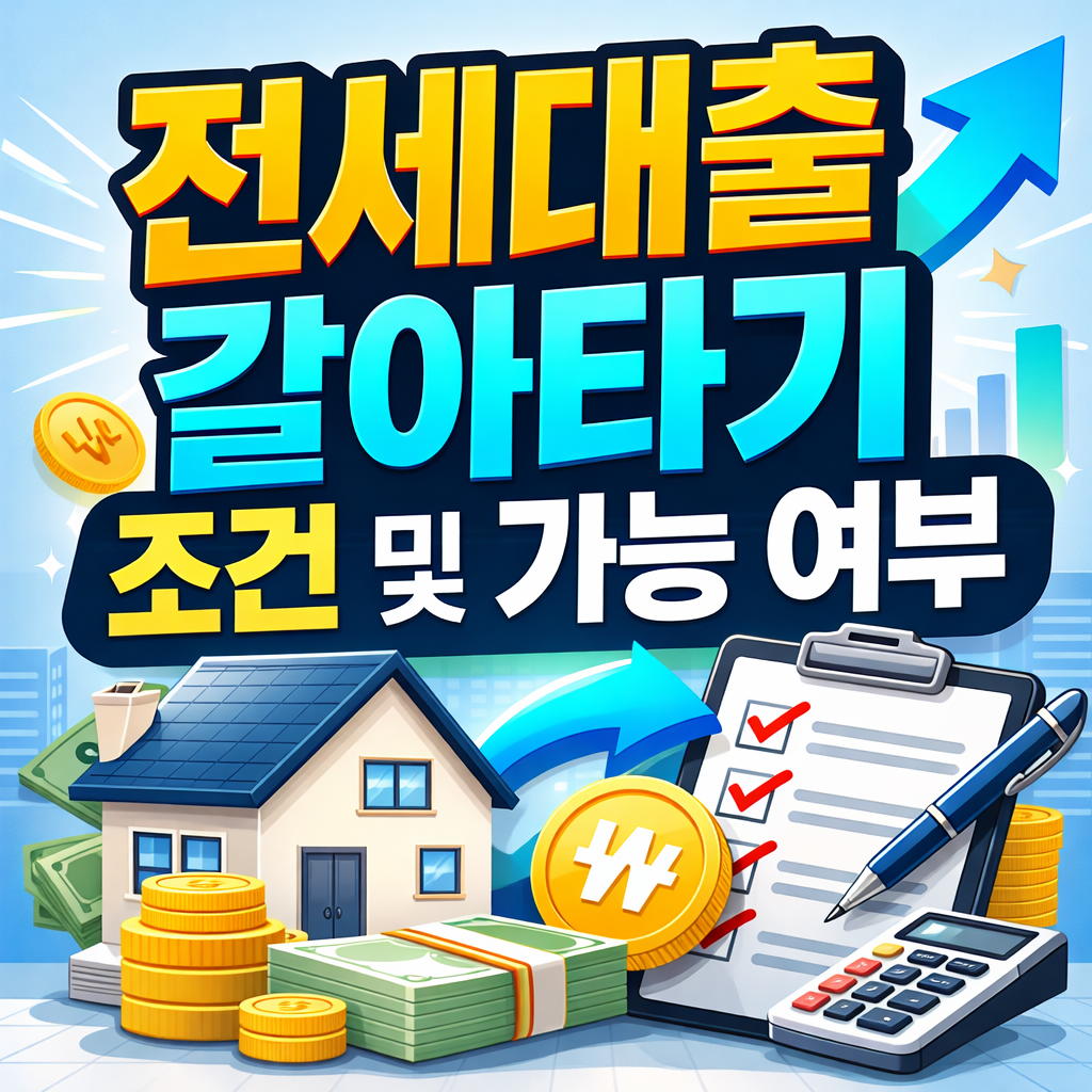 전세대출 갈아타기 조건