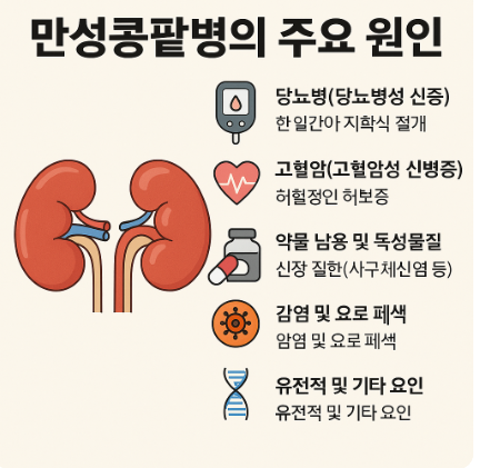 만성콩팥병을 유발하는 주요 원인과 위험요인에 대한 철저한 이해