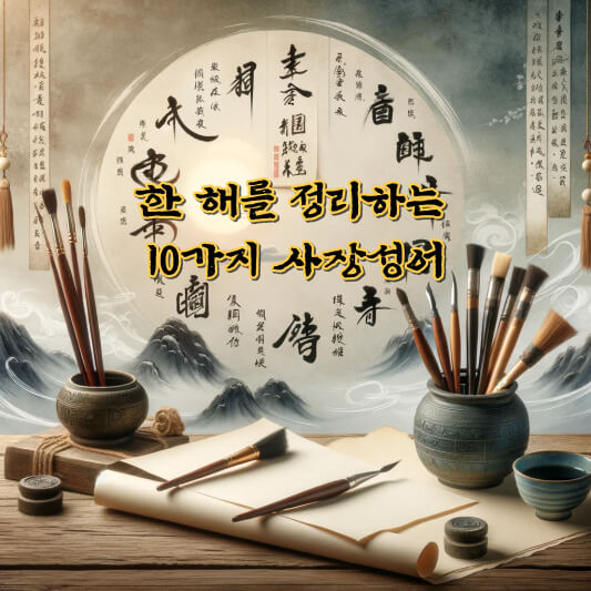 사자성어 인사말