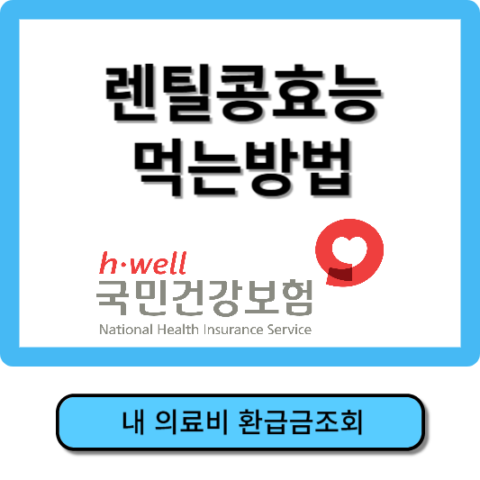 렌틸콩 효능, 렌틸콩 먹는방법