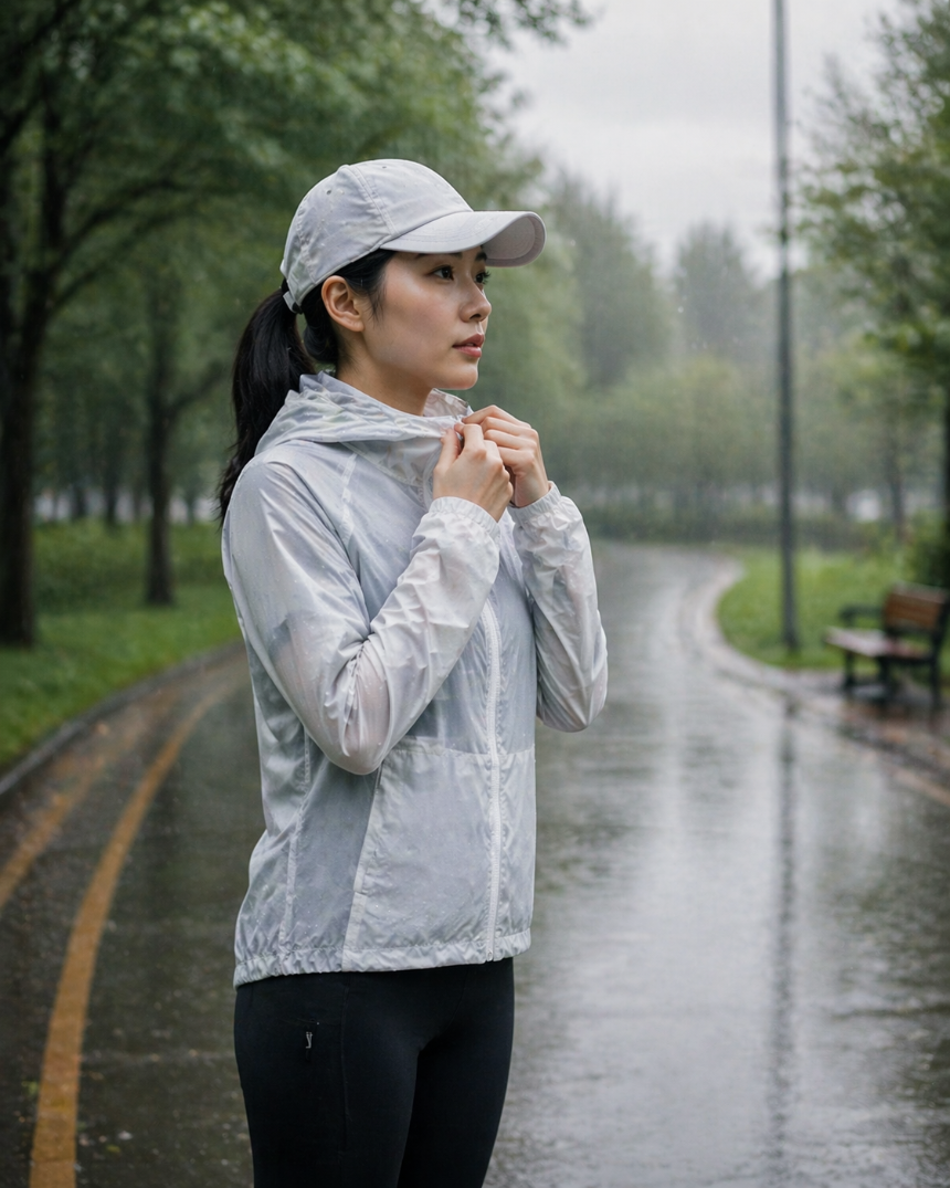 비 오는 날 러닝을 준비하는 초보 러너