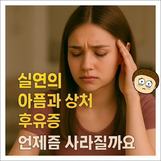 실연의 아픔과 상처 후유증, 언제쯤 사라질까요?