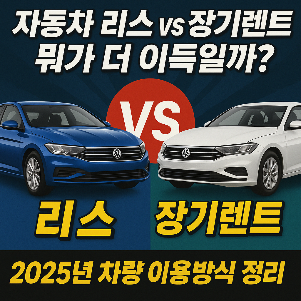 자동차 리스 vs 장기렌트, 뭐가 더 이득일까? 관련 사진