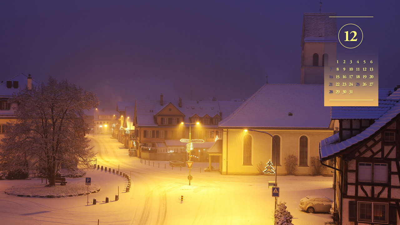 08 고요한 밤 A - 2025년12월 노트북배경화면
