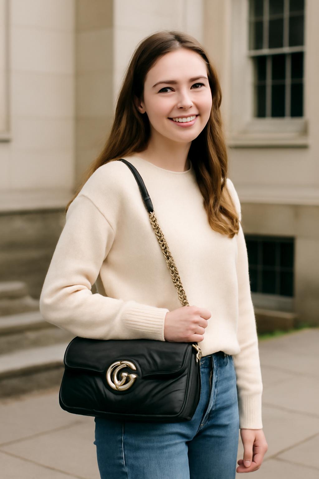 여자 대학생 가방 명품