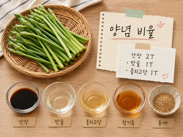 마늘쫑볶음볶음 황금레시피