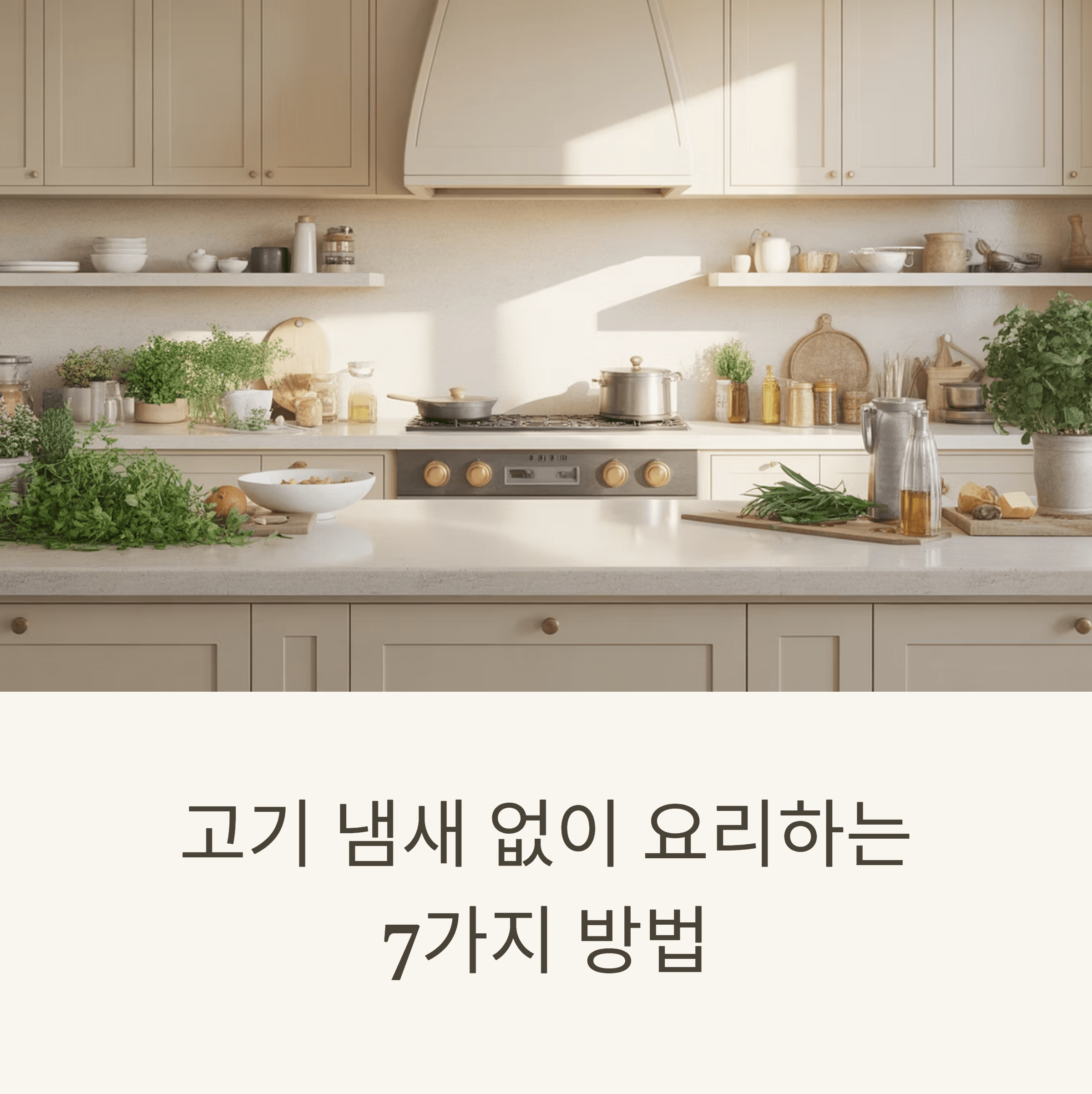 고기 냄새 없이 요리하는 7가지 방법