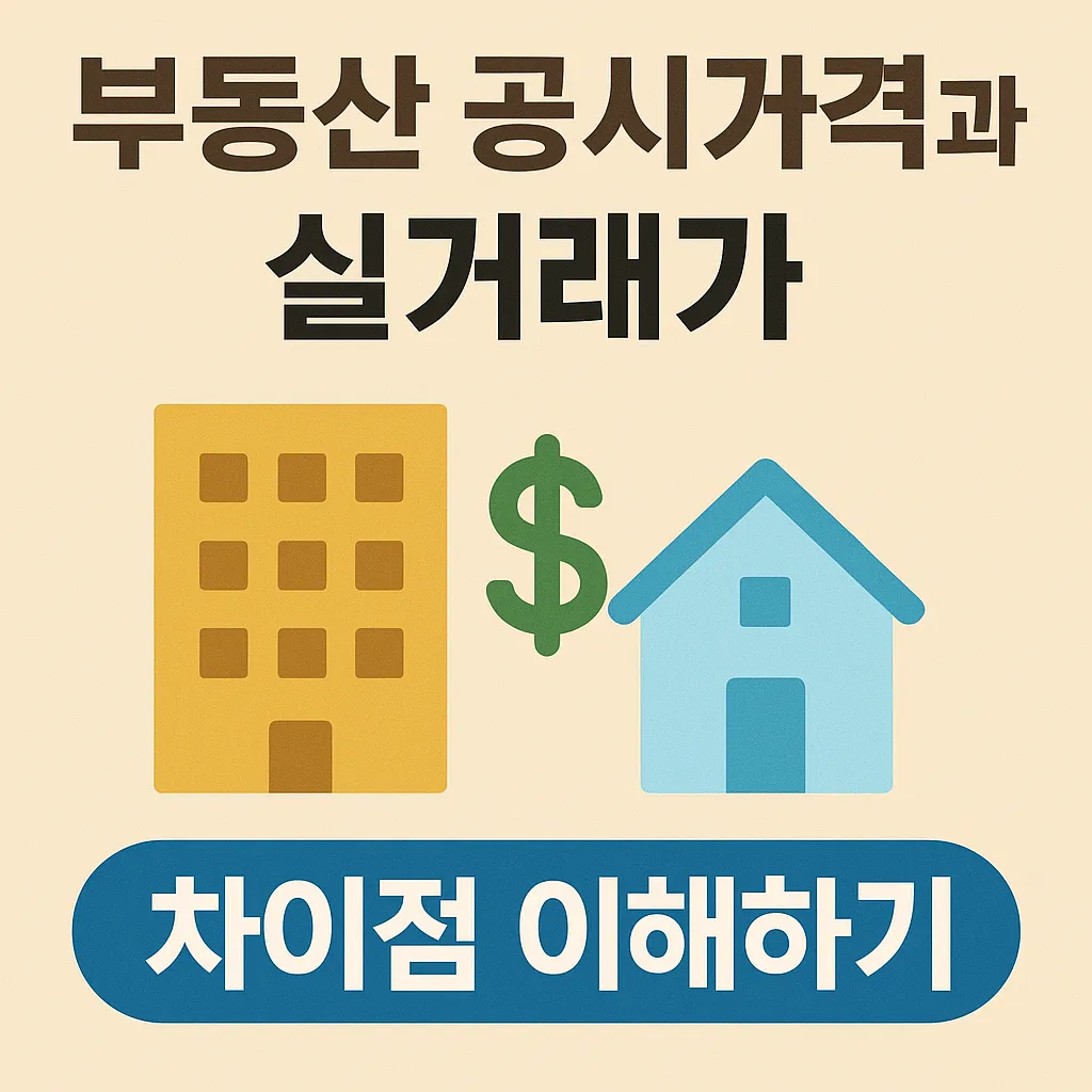 부동산 공시가격과 실거래가 차이점 완벽 이해하기