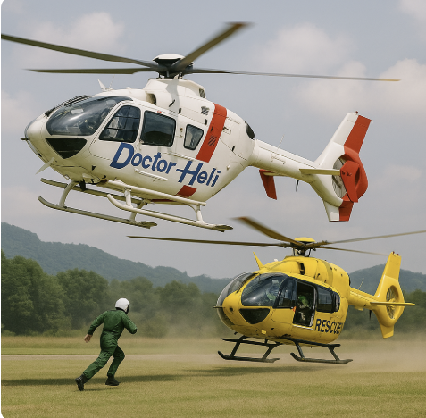 닥터헬기와 일반 응급헬기의 차이점은? 관련 사진