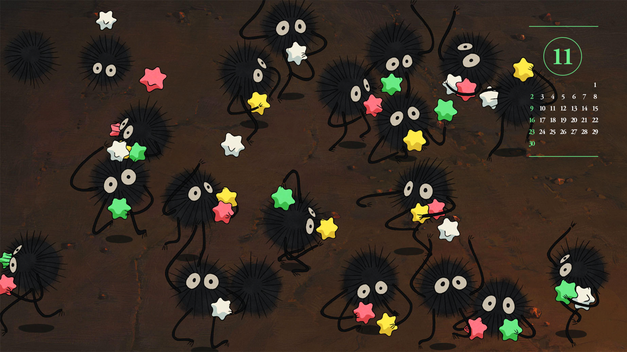 10 숯검댕이 A - 2025년11월 노트북배경화면