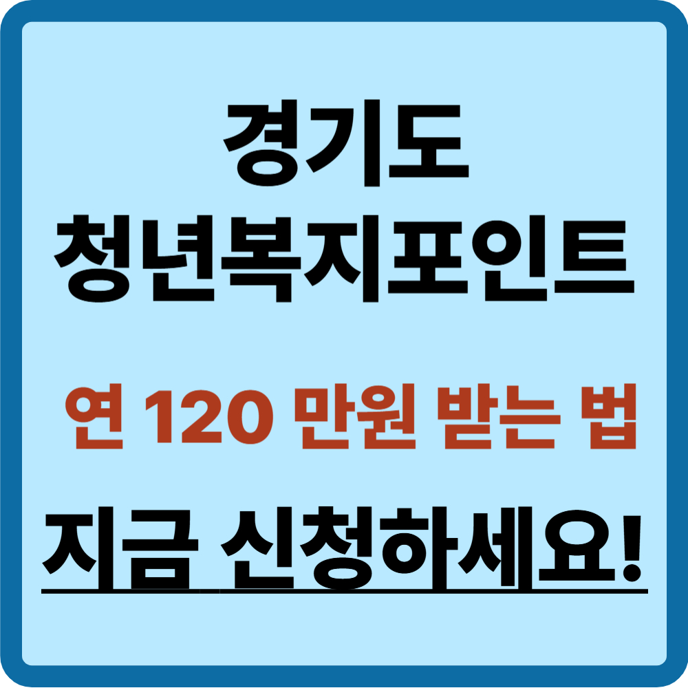 경기도 청년복지포인트