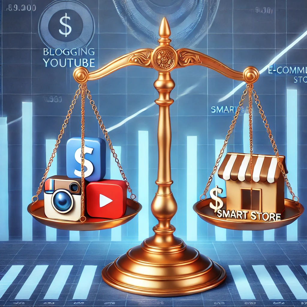 스마트스토어와 다른 온라인 사업 비교