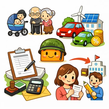 지방세 감면 대상 적용 사례 설명1