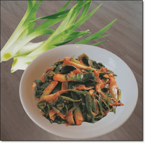 원추리나물 무침