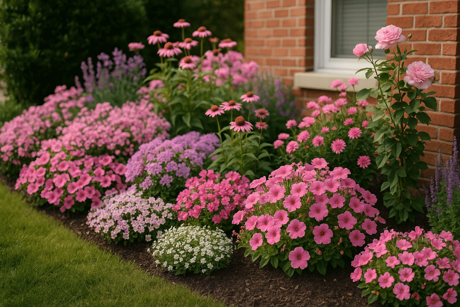 꽃화단만들기 층별배치