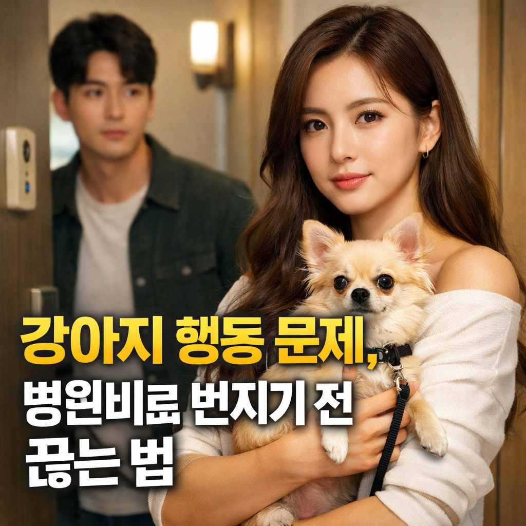 강아지 행동 문제, 병원비로 번지기 전 끊는 법