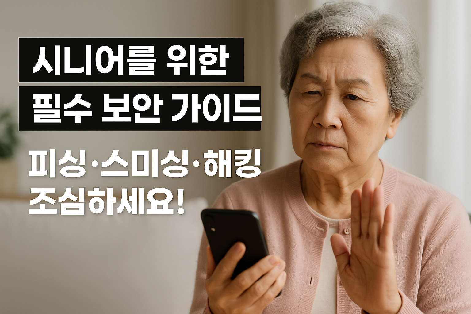 시니어를 위한 필수 보안 가이드