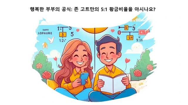 행복한 부부의 공식- 존 고트만의 5대1 황금비율