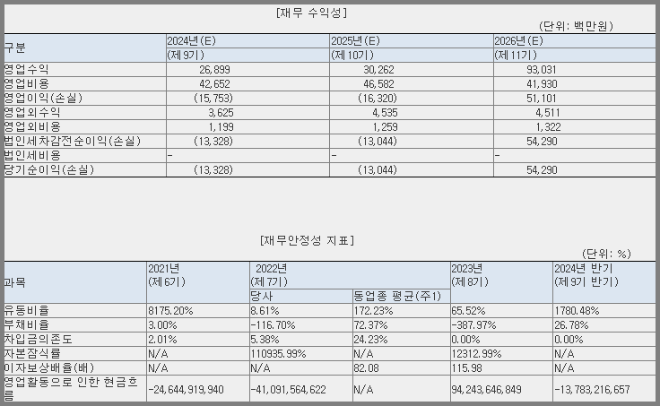 재무 현황2