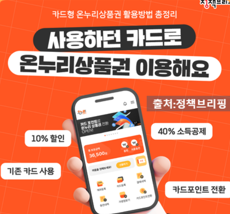 카드형 -온누리상품권 -알차게 -활용하는- 방법과 -혜택- 총정리