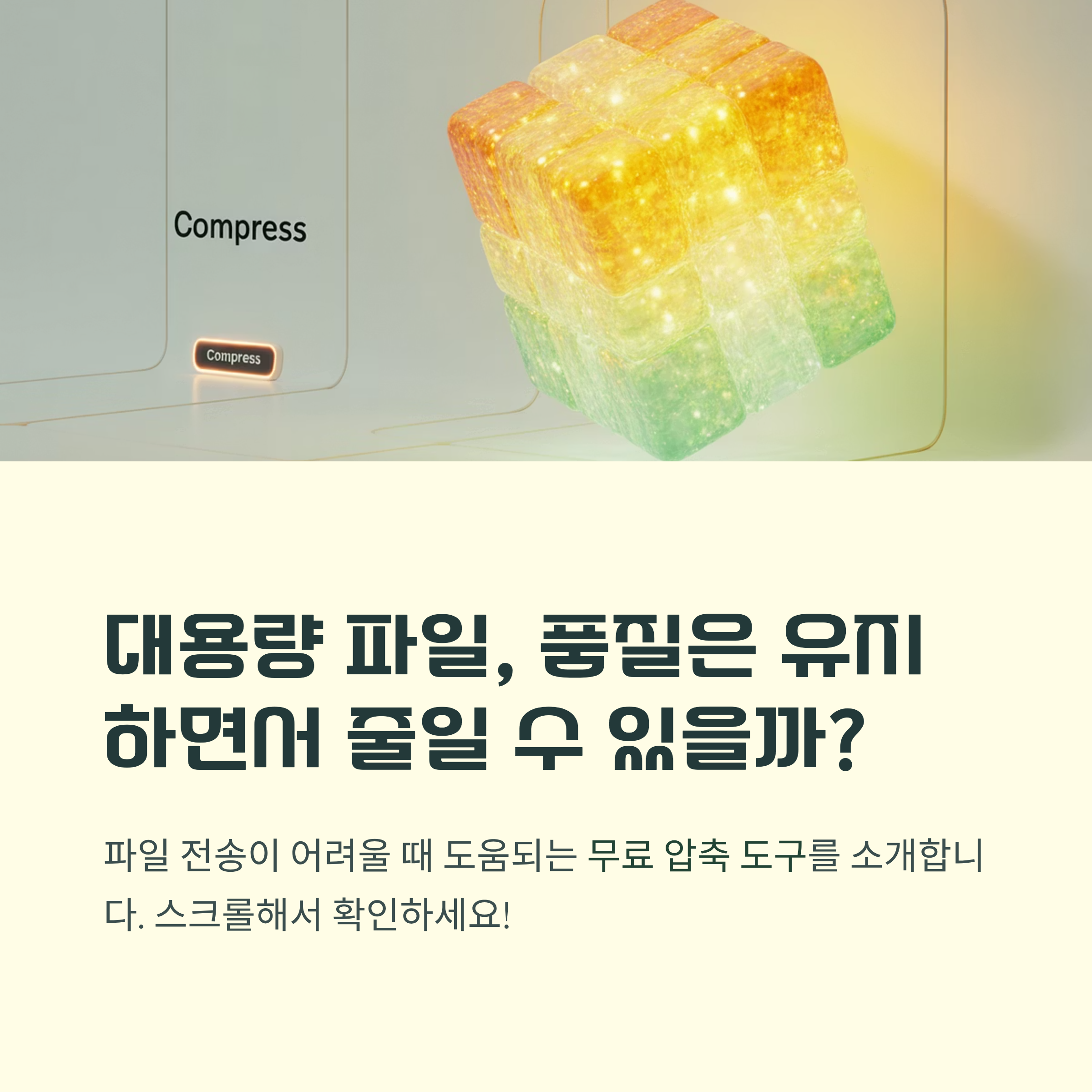 온라인 파일 압축에 유용한 무료 웹사이트, 앱 추천