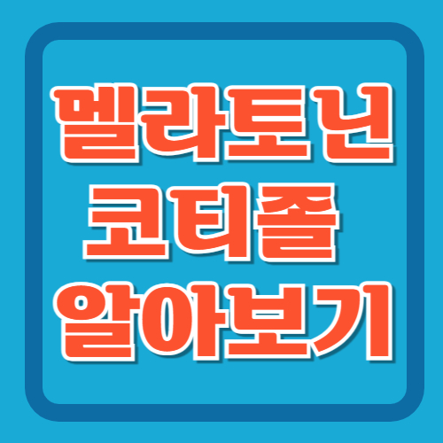 멜라토닌-코티졸-알아보기